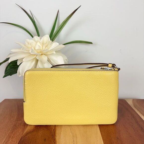 NWT Coach Double Zip Wallet In Signature Canvas - Picture 3 of 7